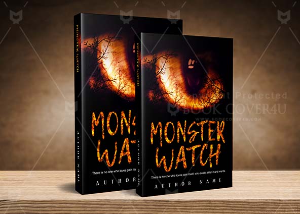 Horror-book-cover-design-Monsters Watch-back