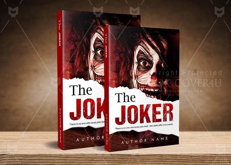 Horror-book-cover-design-The Joker-back