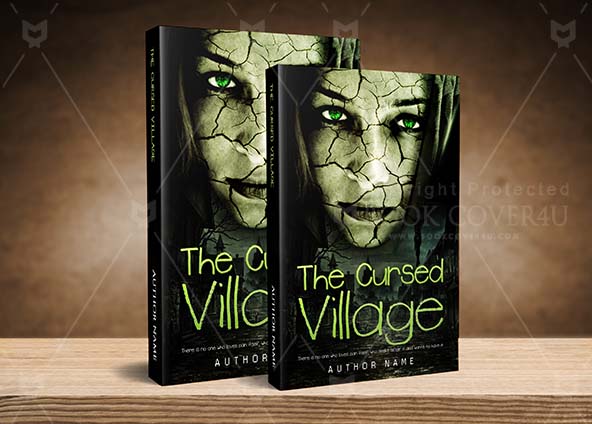 Horror-book-cover-design-The Cursed Village-back