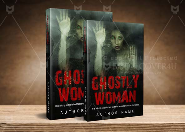 Horror-book-cover-design-Ghostly Woman-back