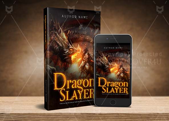 Horror-book-cover-design-Dragon Slayer-back