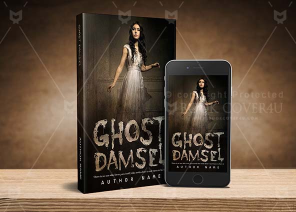 Horror-book-cover-design-Ghost Damsel-back