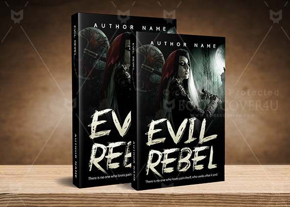 Horror-book-cover-design-Evil Rebel-back