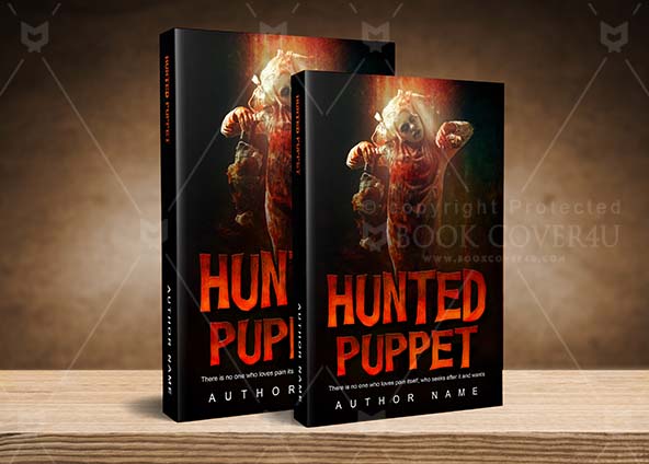 Horror-book-cover-design-Hunted Puppet-back