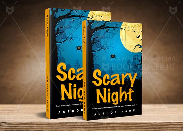 Horror-book-cover-design-Scary Night-back