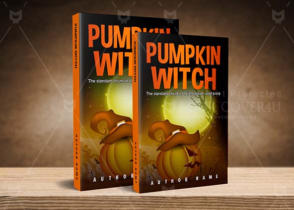 Horror-book-cover-design-Pumpkin Witch-back