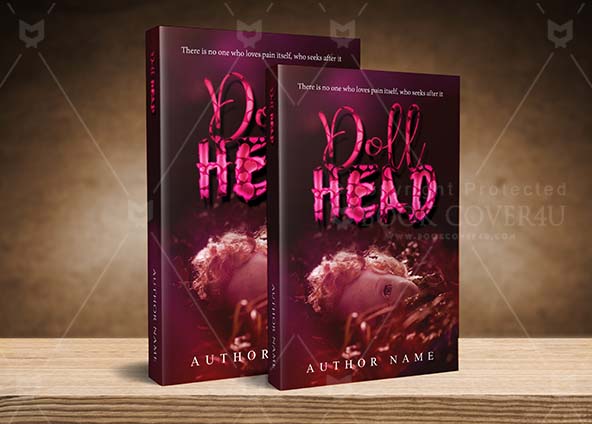 Horror-book-cover-design-Doll Head-back