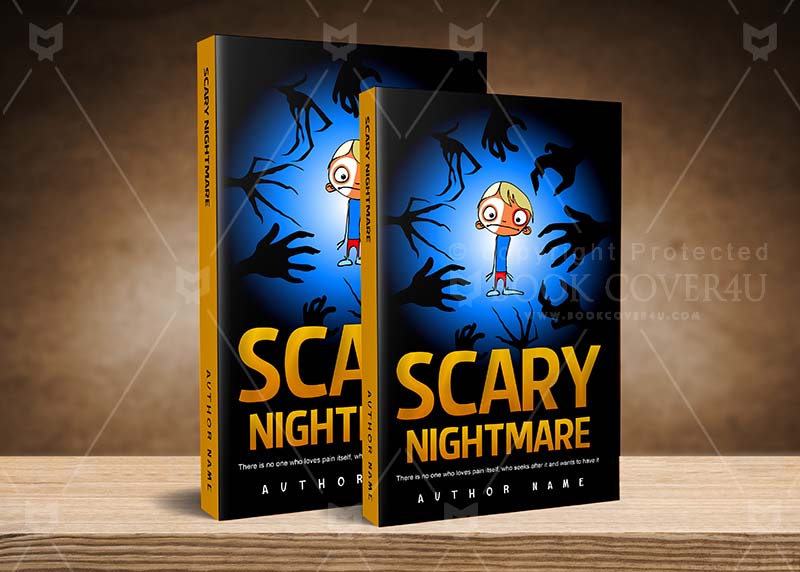 Horror-book-cover-design-Scary Nightmare-back