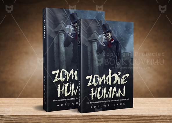 Horror-book-cover-design-Zombie Gentleman-back