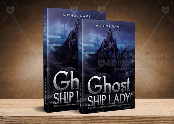Horror-book-cover-design-Ghost Ship Lady-back