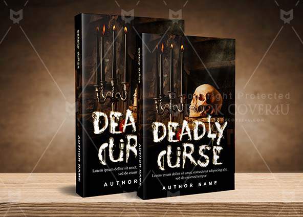 Horror-book-cover-design-Deadly Curse-back