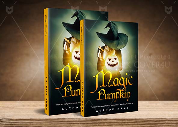 Horror-book-cover-design-Magic Pumpkin-back