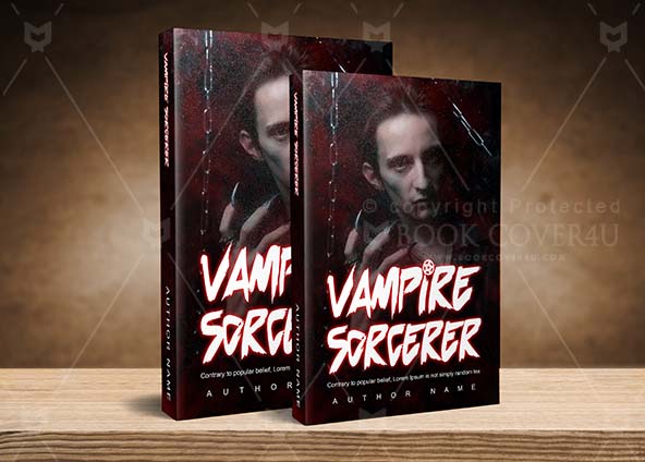 Horror-book-cover-design-Vampire Sorcerer-back