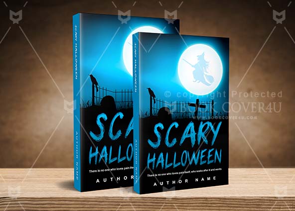 Horror-book-cover-design-Scary Halloween-back