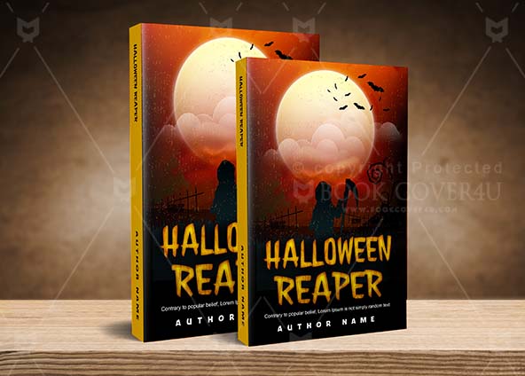 Horror-book-cover-design-Halloween Reaper-back