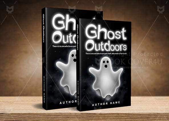 Horror-book-cover-design-Ghost Outdoors-back