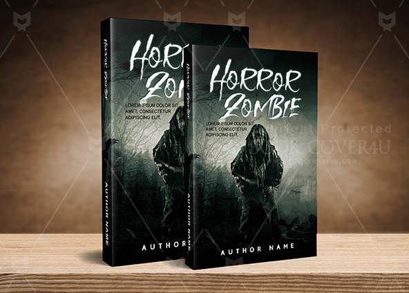 Horror-book-cover-design-Horror Zombie-back