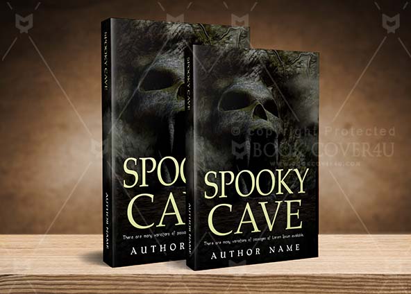 Horror-book-cover-design-Spooky Cave-back