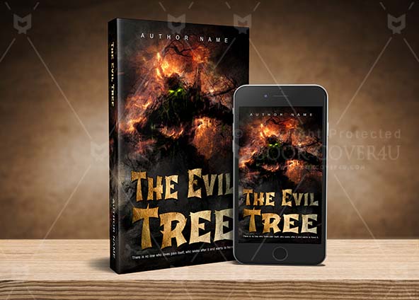 Horror-book-cover-design-The Evil Tree-back