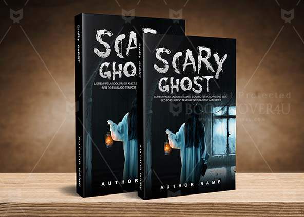 Horror-book-cover-design-Scary Ghost-back