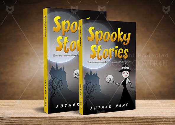 Horror-book-cover-design-Spooky Stories-back
