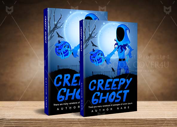 Horror-book-cover-design-Creepy Ghost-back