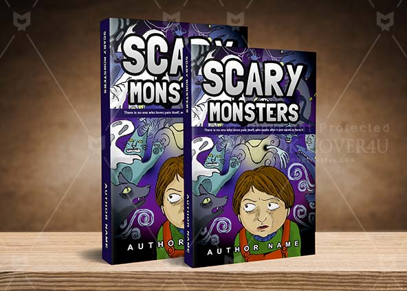 Horror-book-cover-design-Scary Monsters-back