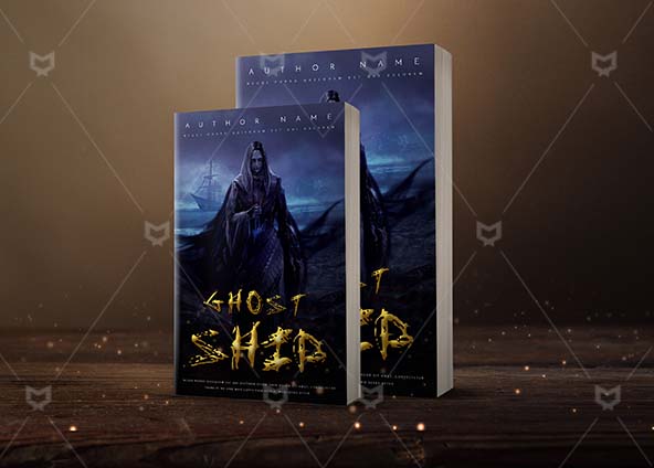 Horror-book-cover-design-Ghost Ship-back