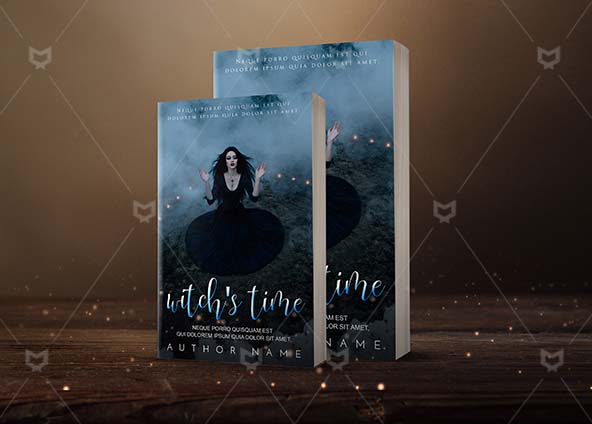 Horror-book-cover-design-Witch's Time-back