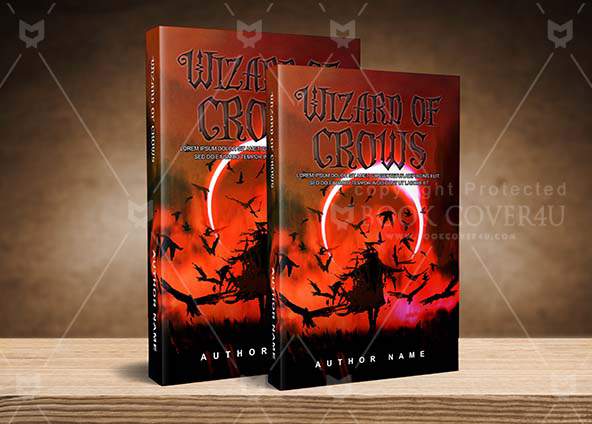 Horror-book-cover-design-Wizard Of Crows-back