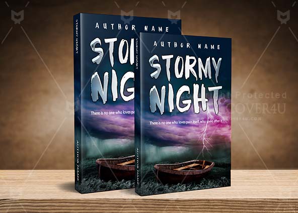 Horror-book-cover-design-Stormy Night-back