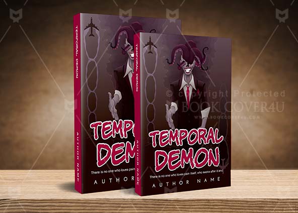 Horror-book-cover-design-Temporal Demon-back
