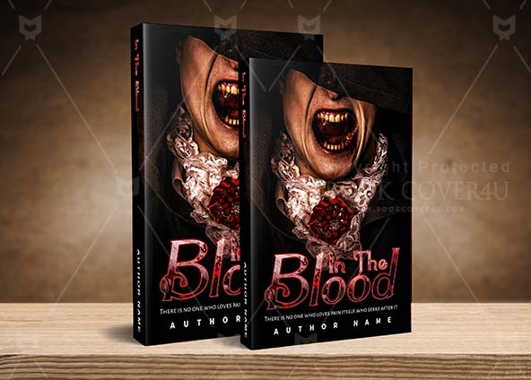 Horror-book-cover-design-In The Blood-back