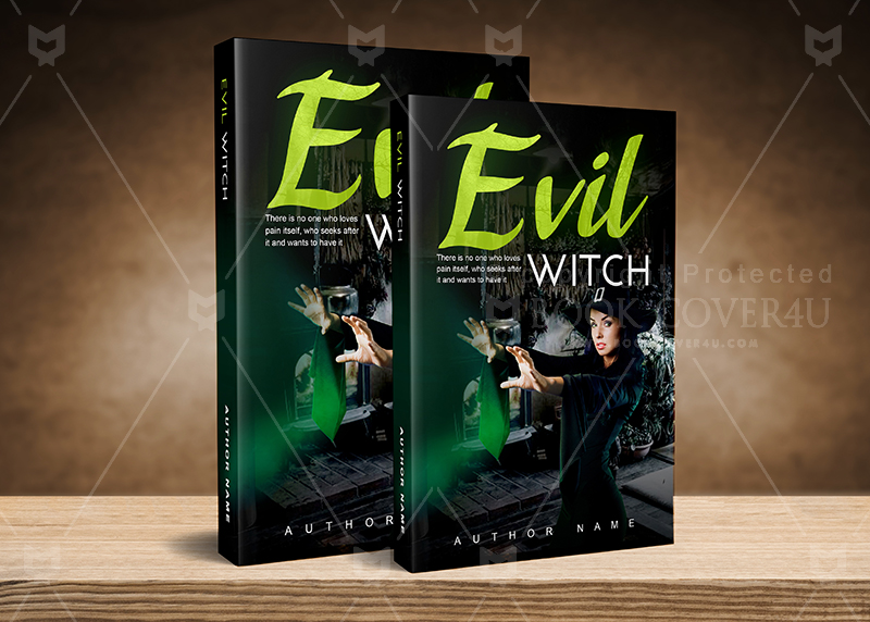 Horror-book-cover-design-Evil Witch-back