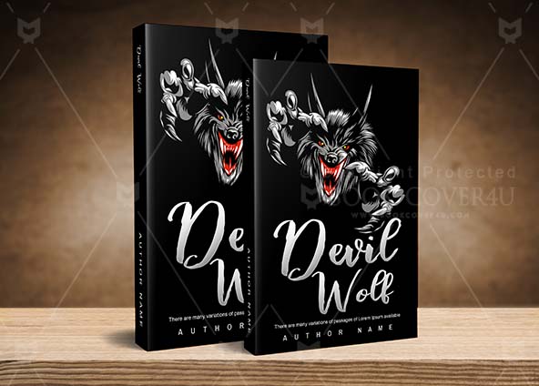 Horror-book-cover-design-Devil Wolf-back