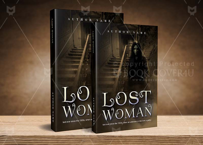Horror-book-cover-design-Lost Woman-back