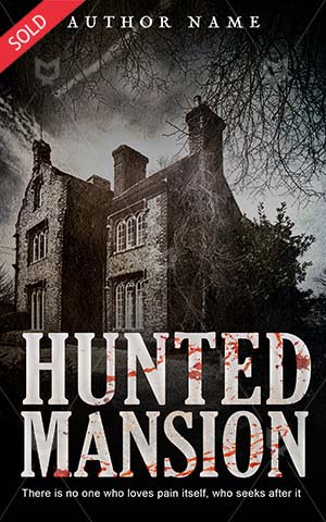 Horror-book-cover-hunted-scary-house