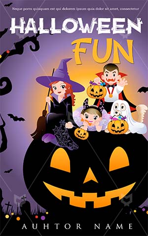 Horror-book-cover-halloween-pumpkin-kids-witch-scary-halloween-party