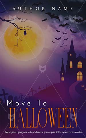 Horror-book-cover-halloween-party-scary-moon-spooky-cemetery