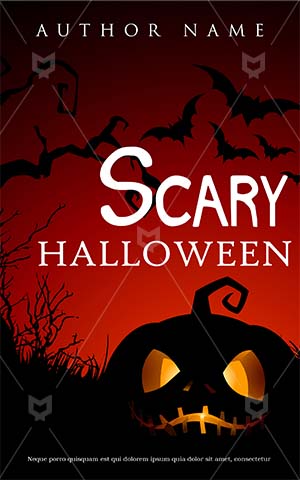 Horror-book-cover-halloween-scary-pumpkin-bat-spooky