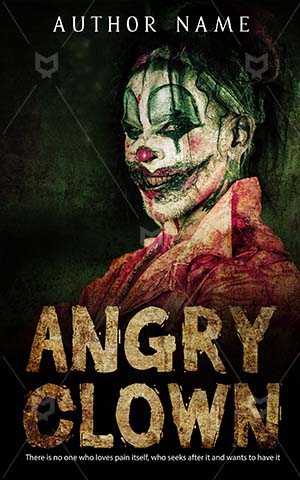 Horror-book-cover-angry-scary-clown