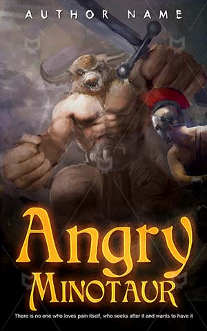Horror-book-cover-Angry-Greek-Fight-ideas-Minotaur-Monster-Sword-Tale-Fairy-tale-covers-Ancient-Bull
