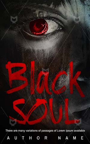 Horror-book-cover-Black-Soul-Face-Dark-Scary-red-eyes-Woman-Halloween-Fear-Spooky-Anger-covers-Demon