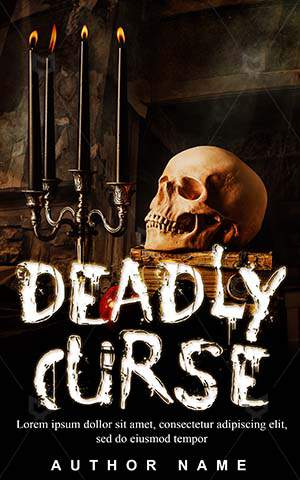 Horror-book-cover-Magic-Deadly-Curse-Dark-Creepy-Spooky-Night-Scary-covers-Vintage-Death-Skull-Fear