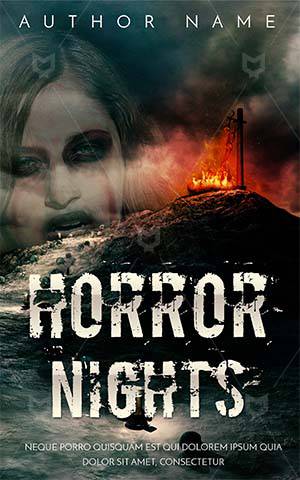 Horror-book-cover-scary-woman--zombie--scary-soul--ghost--scary-book-cover-design--fire--horror-book-cover