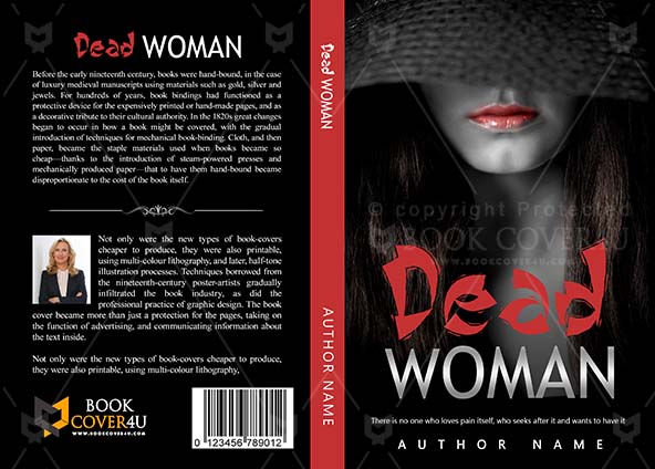 Horror-book-cover-design-Dead Woman-front