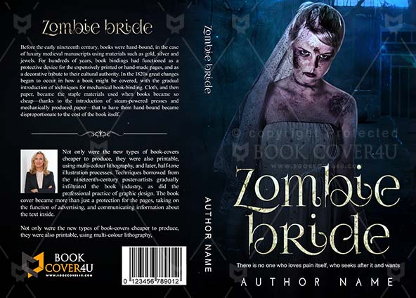 Horror-book-cover-design-Zombie Bride-front