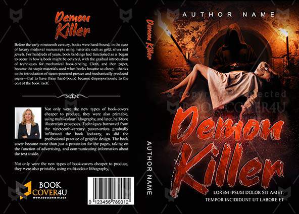 Horror-book-cover-design-Demon Killer-front