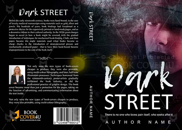 Horror-book-cover-design-Dark Street-front