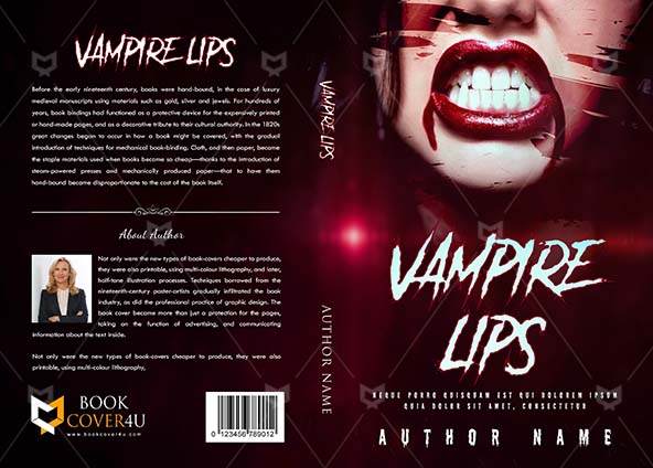 Horror-book-cover-design-Vampire Lips-front